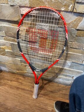 Wilson Federer 25 Jr Tennis Racquet Red Black Youth Junior Tennis
